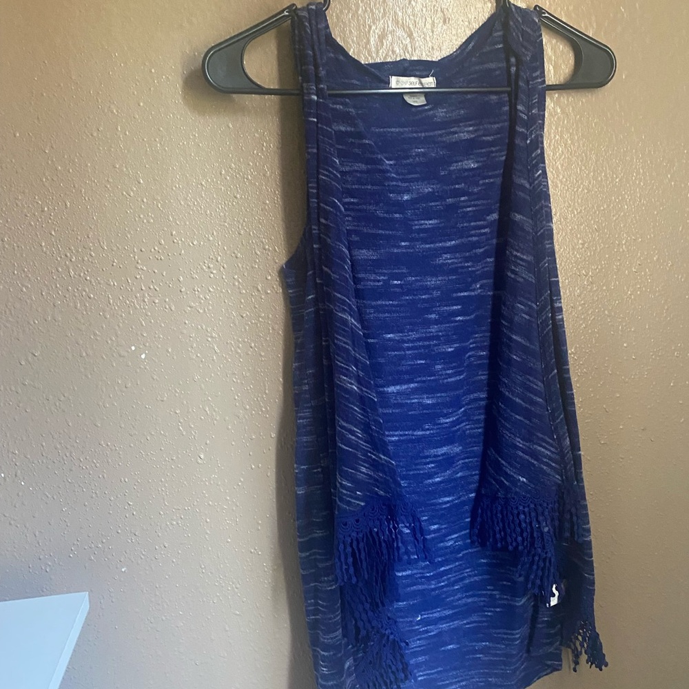 Blue self esteem cover up